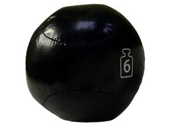 М'яч Ланор медичний медбол шкіряний МБК6 6 кг