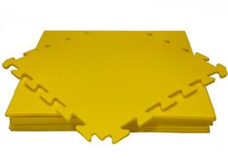 М`яка підлога пазл 48х48х1 см Жовта
