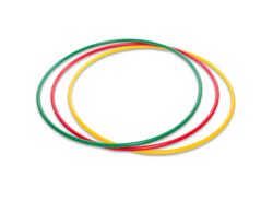 Обруч цільний пластиковий гімнастичний